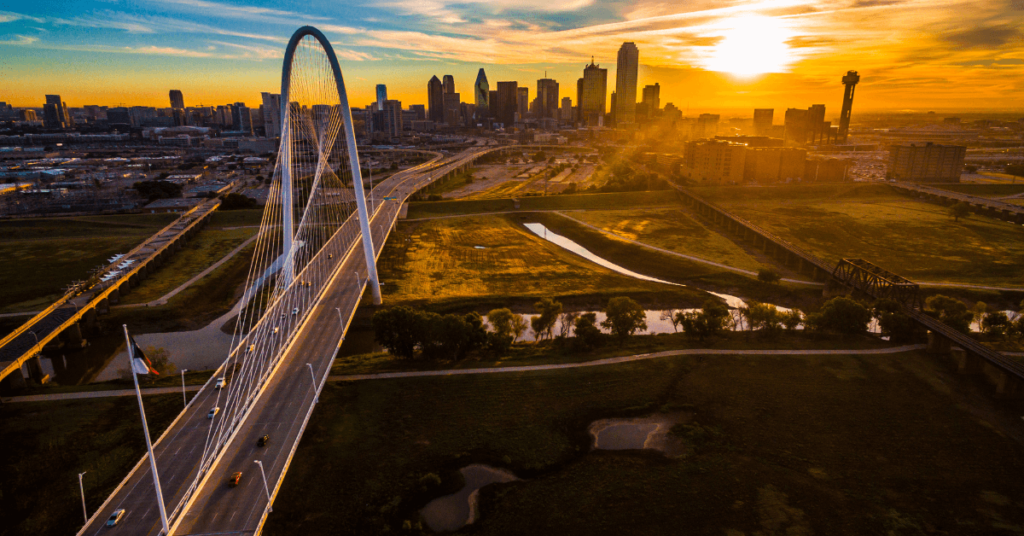 Aerial Drone Shot of the Central Business District of Dallas Tx Apartments | Dallas Apartment Locators | Free Service | Call 972 818 3456